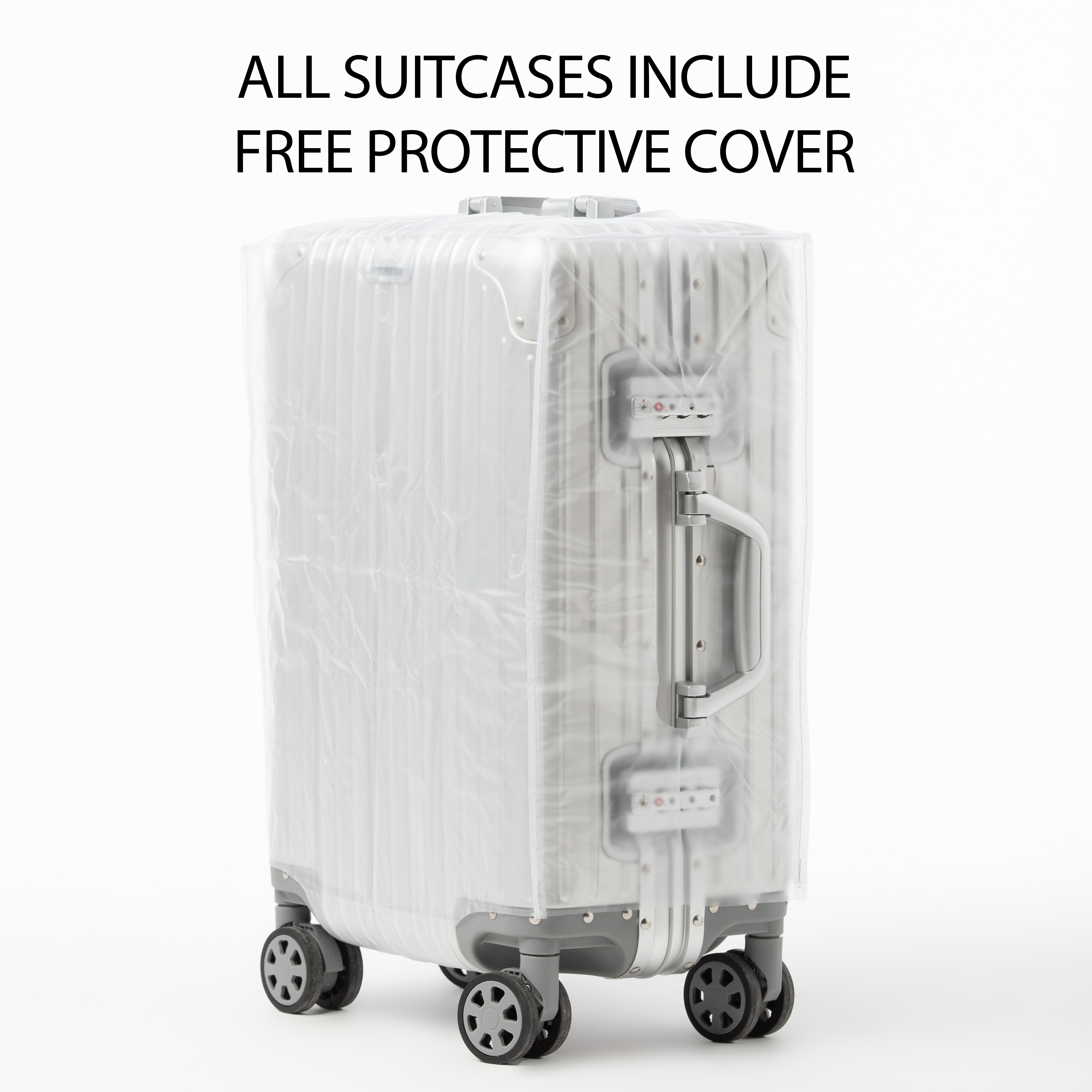 ALUMINUM SUITCASE V2 NEW, STRONGER ALUMINIUM & REMOVEABLE WHEELS
