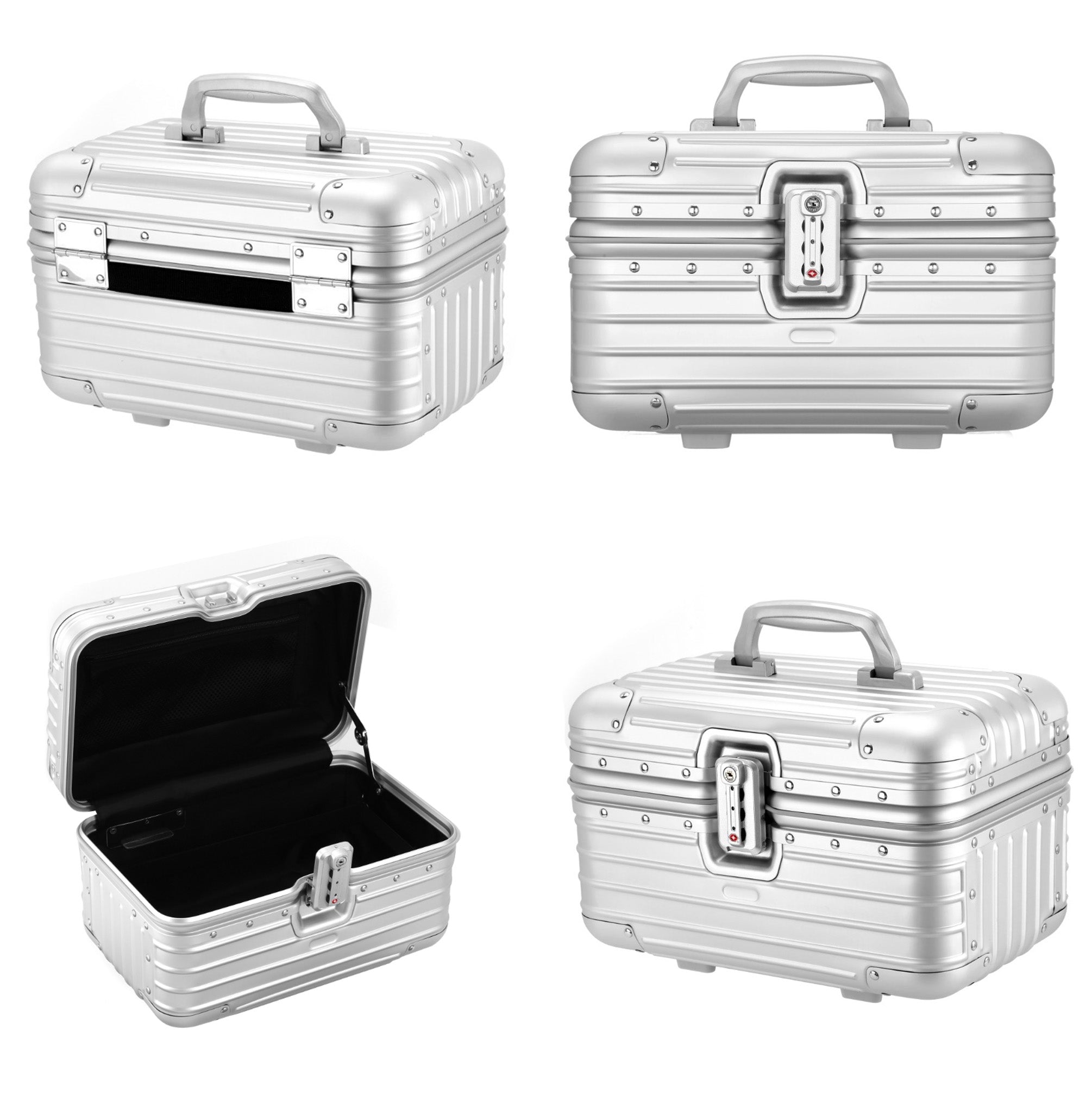 ALUMINUM SUITCASE V2 NEW, STRONGER ALUMINIUM & REMOVEABLE WHEELS