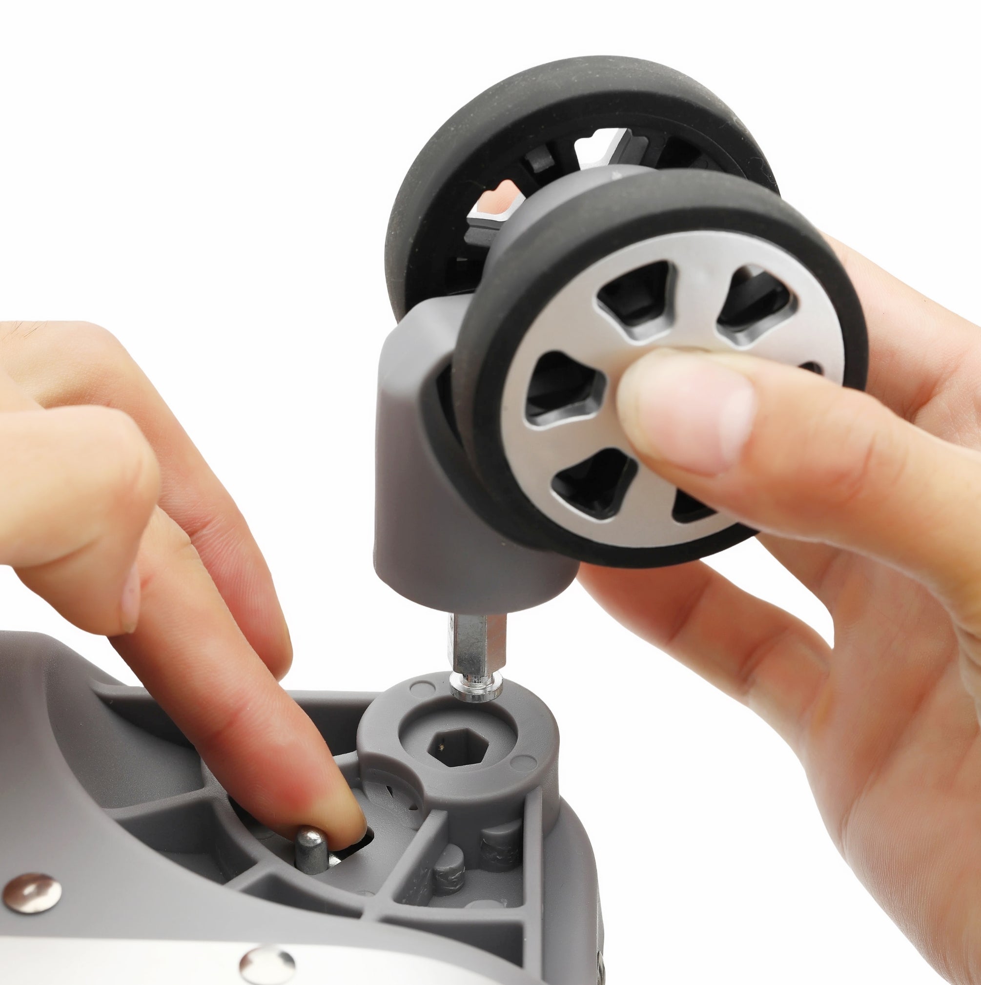 ALUMINUM SUITCASE V2 NEW, STRONGER ALUMINIUM & REMOVEABLE WHEELS
