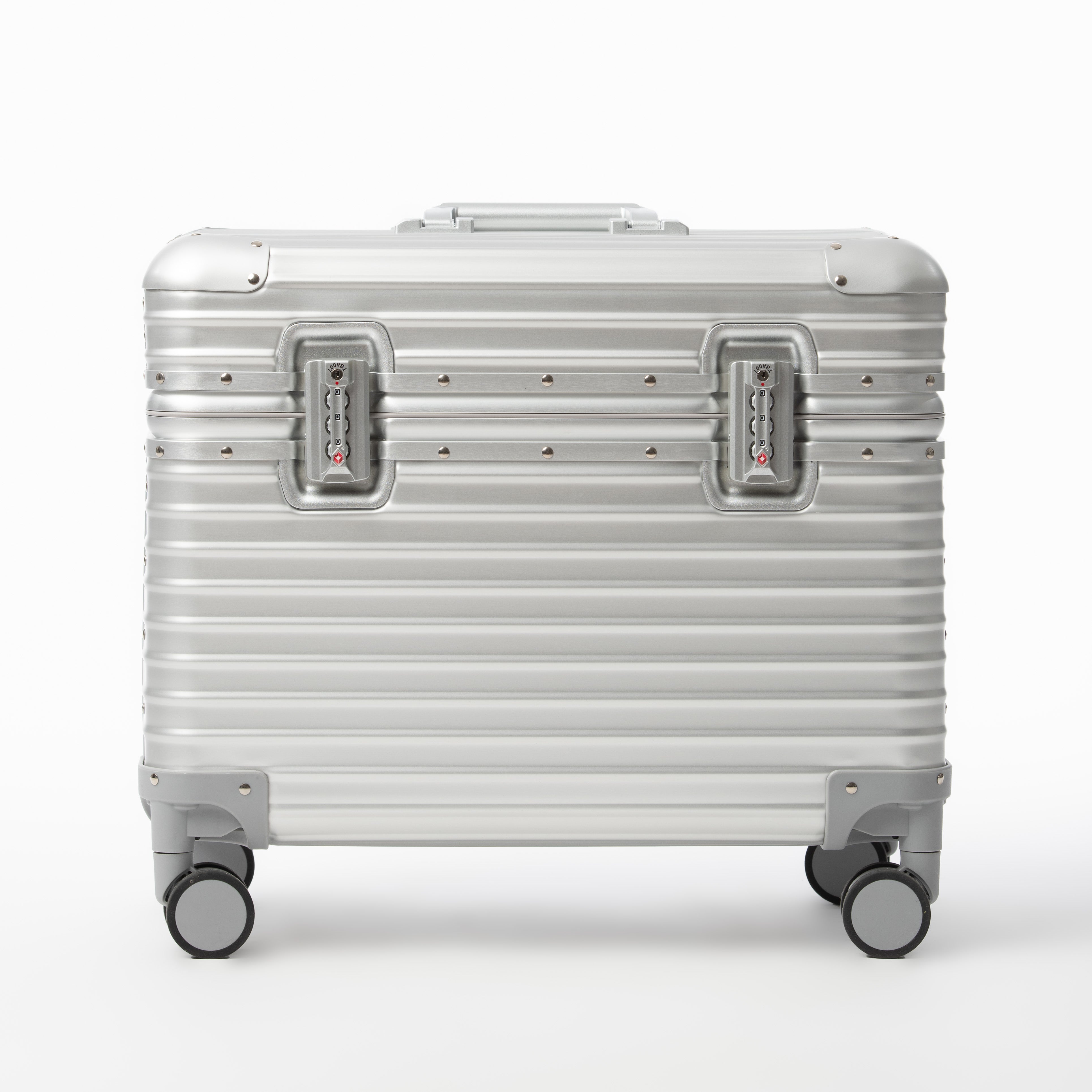 ALUMINUM SUITCASE V2 NEW, STRONGER ALUMINIUM & REMOVEABLE WHEELS