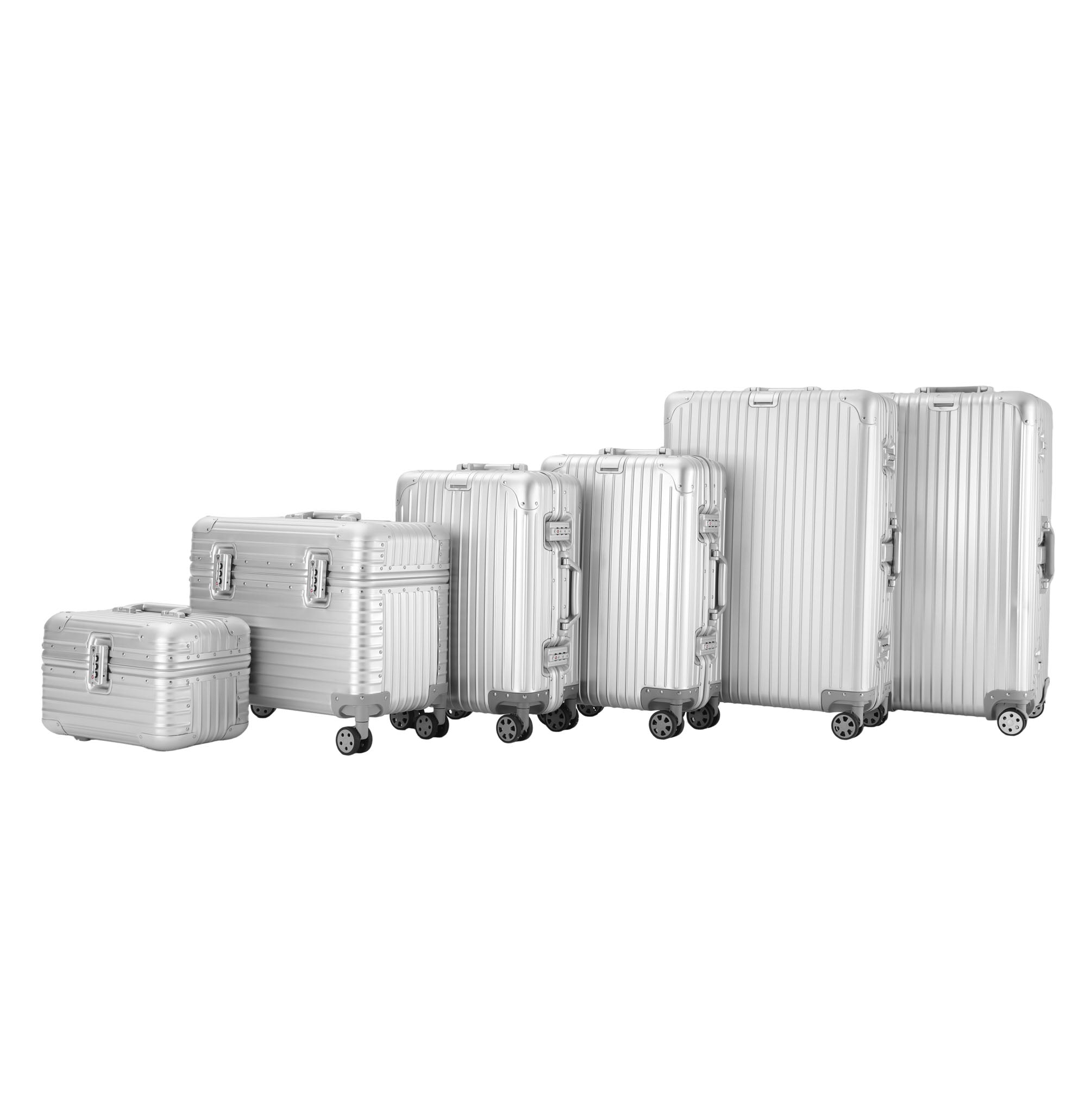 ALUMINUM SUITCASE V2 NEW, STRONGER ALUMINIUM & REMOVEABLE WHEELS